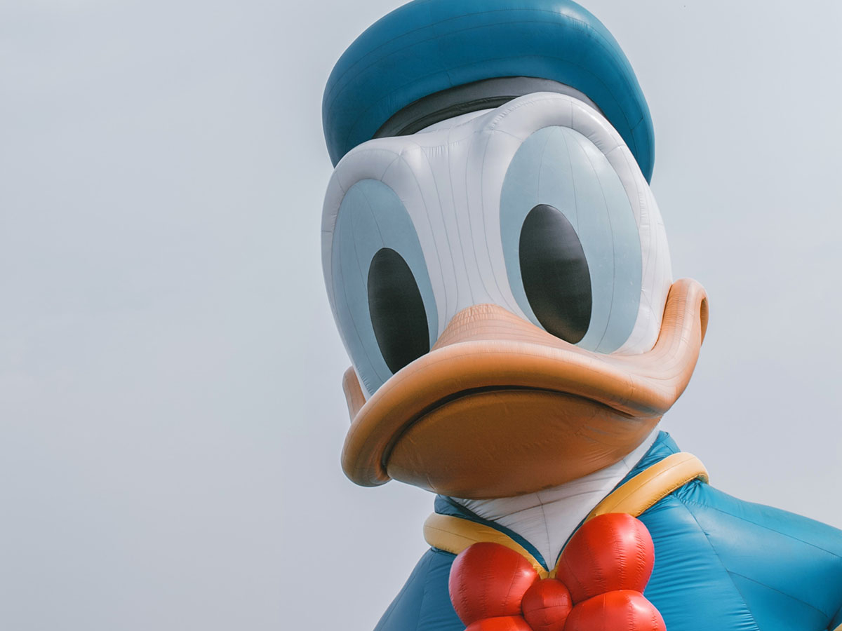 Giant Donald float announces Disney horror adaptations