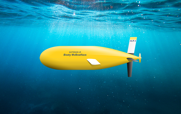 Image of Boaty McBoatface as a Submarine