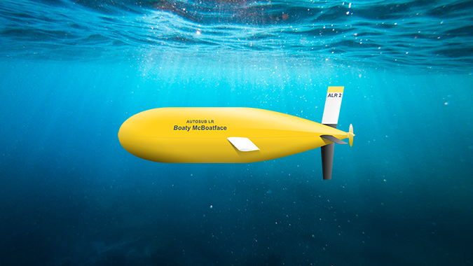 Image of Boaty McBoatface as a Submarine