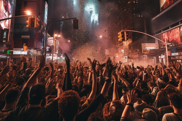 NYC Street Rave for migrants and protesters