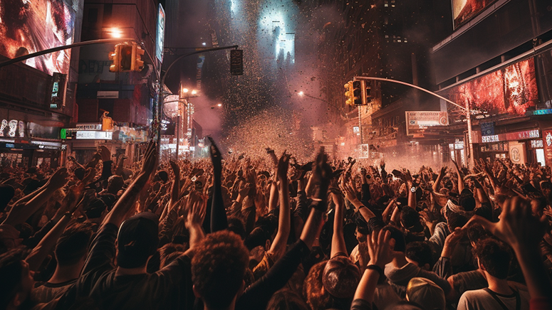 NYC Street Rave for migrants and protesters