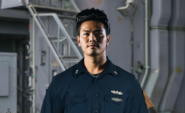 Sailor Inside aircraft carrier