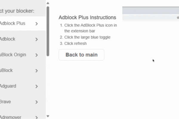 How to disable ad blocker tutorial