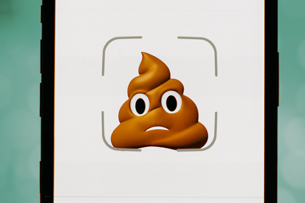 Poop Emoji on smartphone