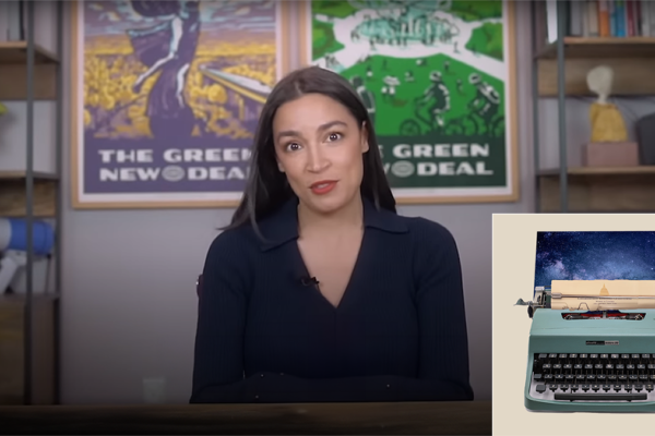 AOC with new typewriter background