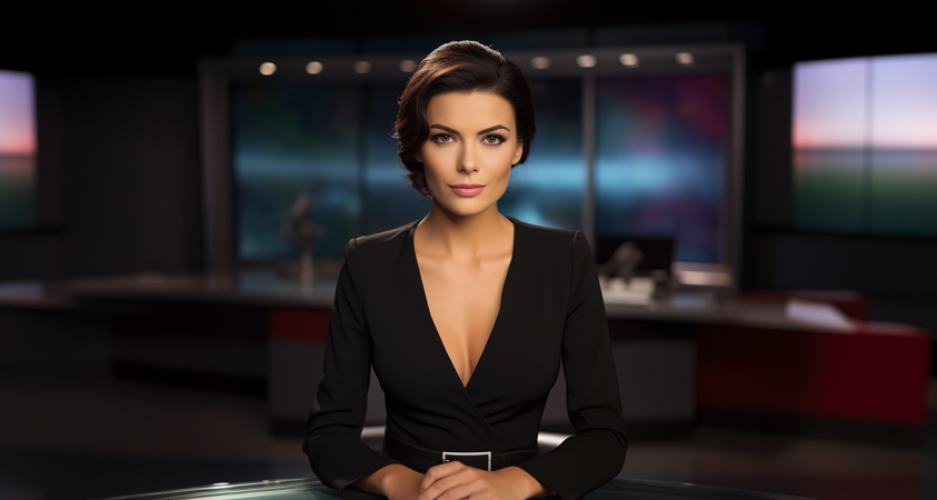 News anchor lady